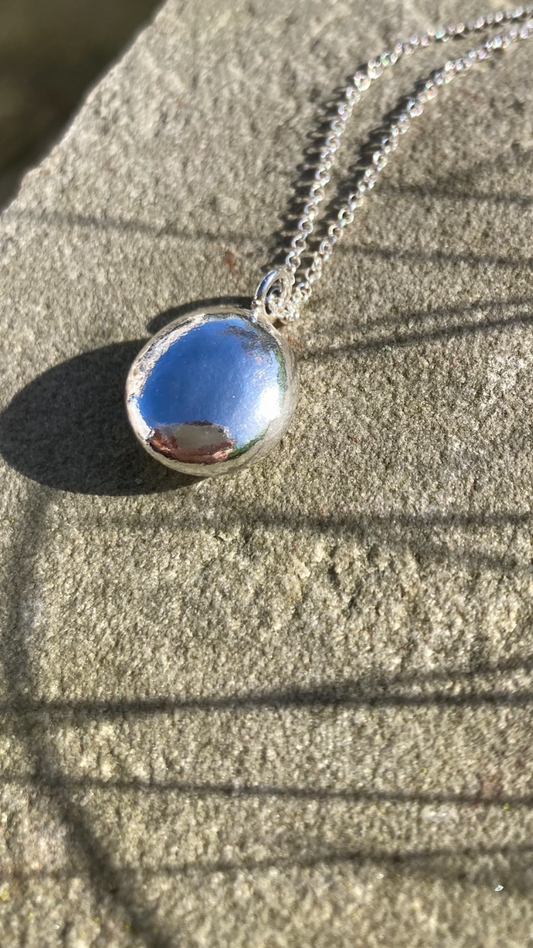 Silver Buoy Pendant - Maxi (Hallmarked)