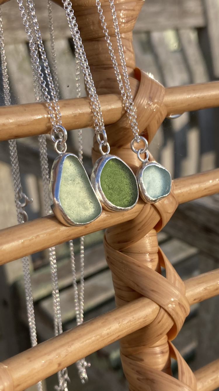 Sea Glass Necklace - Made to order