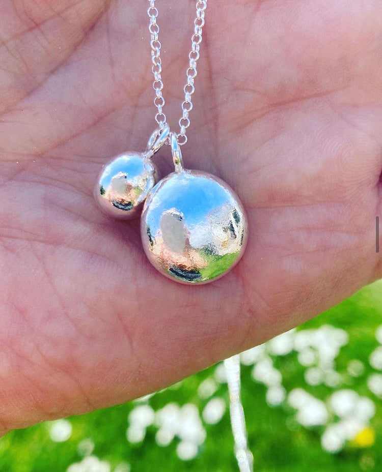 Silver Buoy Pendant - Mini