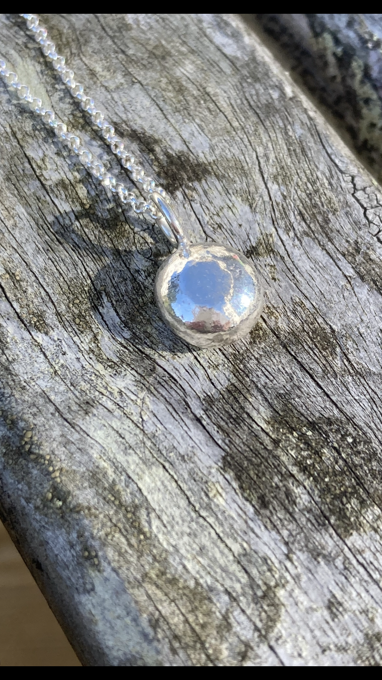Silver Buoy Pendant - Mini