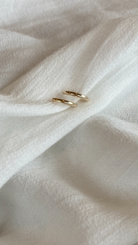 9 Carat Gold Huggie Hoops