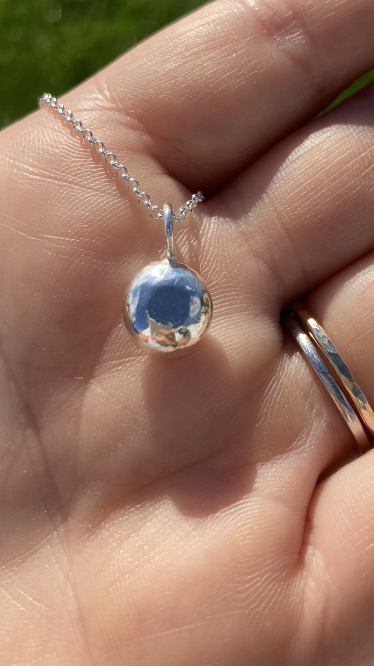 Silver Buoy Pendant - Mini