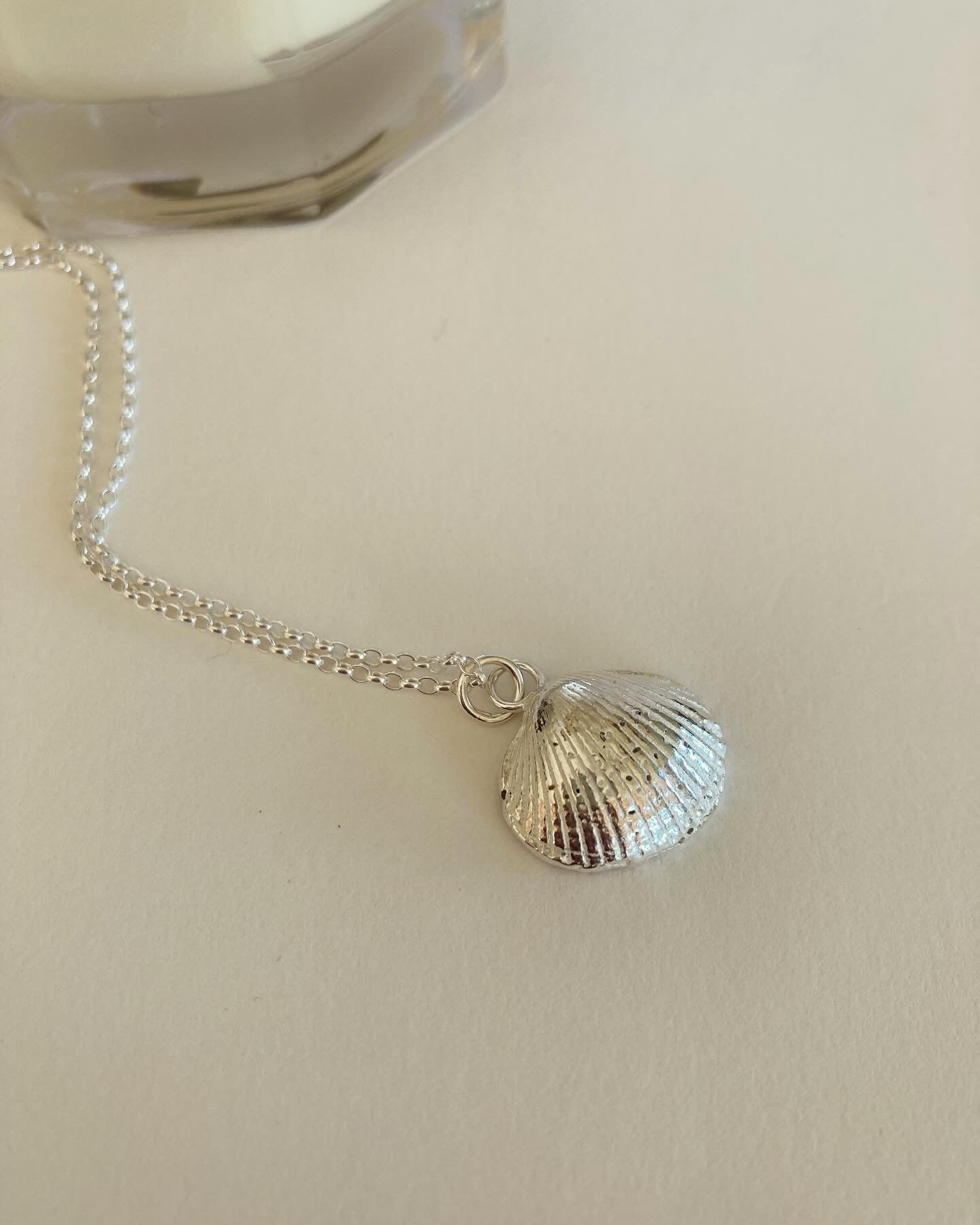 Sand Cast Shell Necklace - Lighter Version