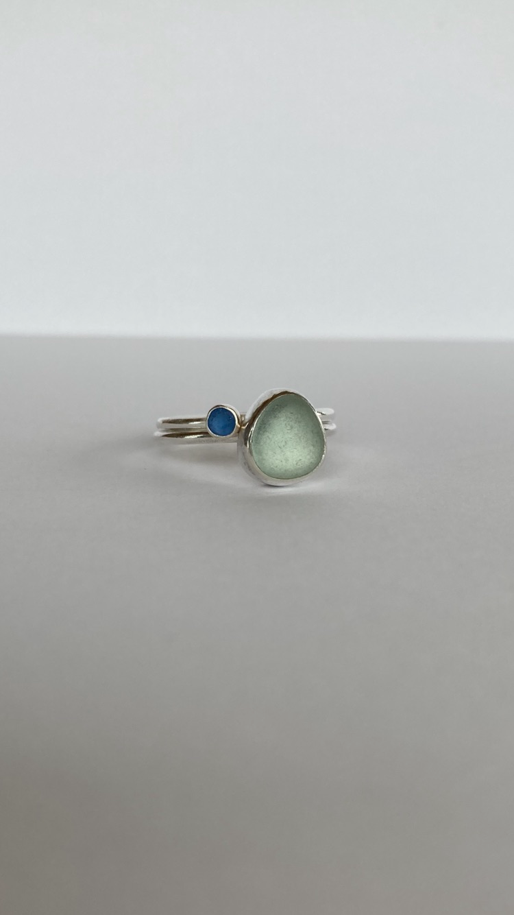 Sea Glass Rings - Made to order