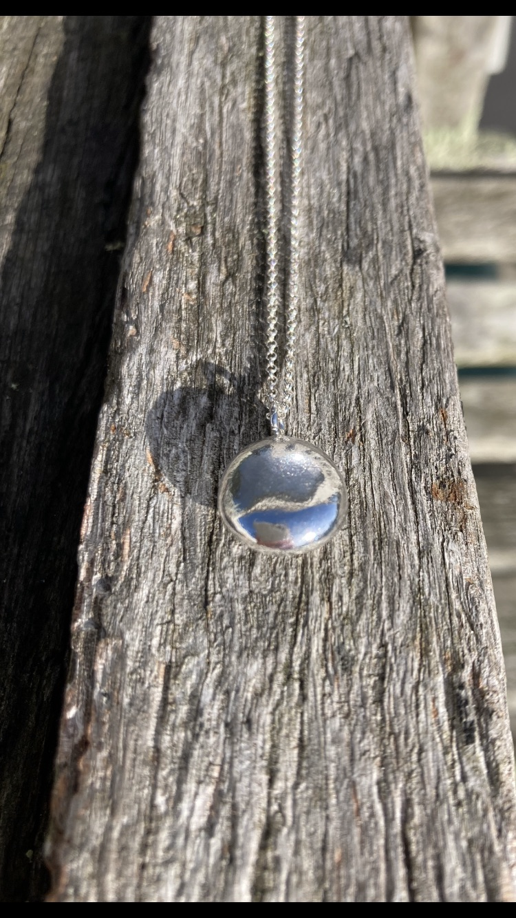 Silver Maxi Buoy Pendant (Hallmarked)