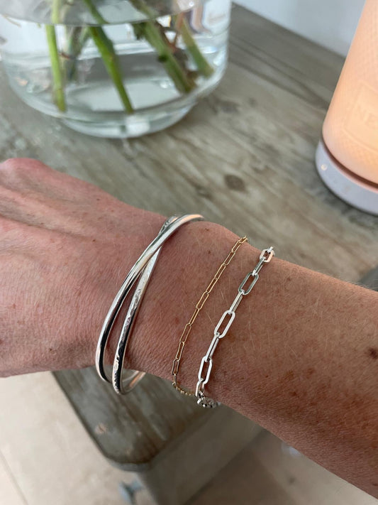 Paperclip Bracelet - Sterling Silver