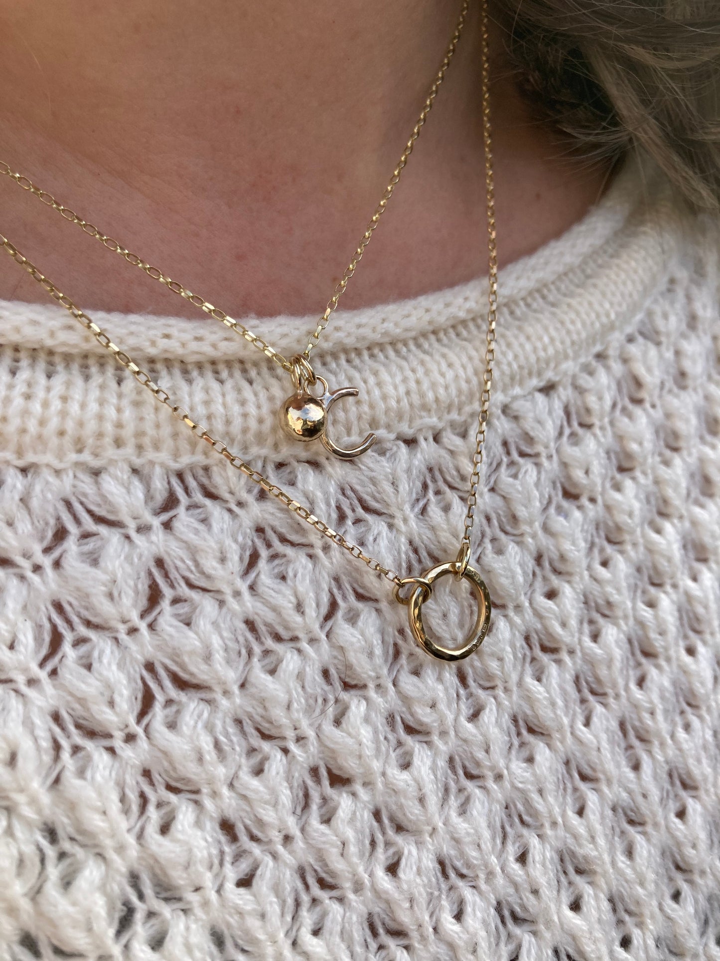 Silver Initial Necklace