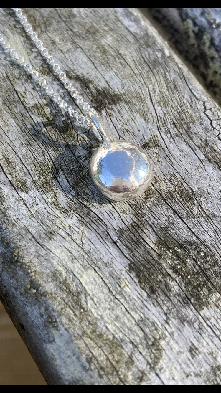 Silver Mini Buoy Pendant