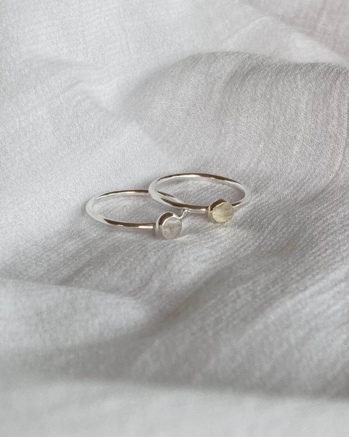 Silver Pebble Ring