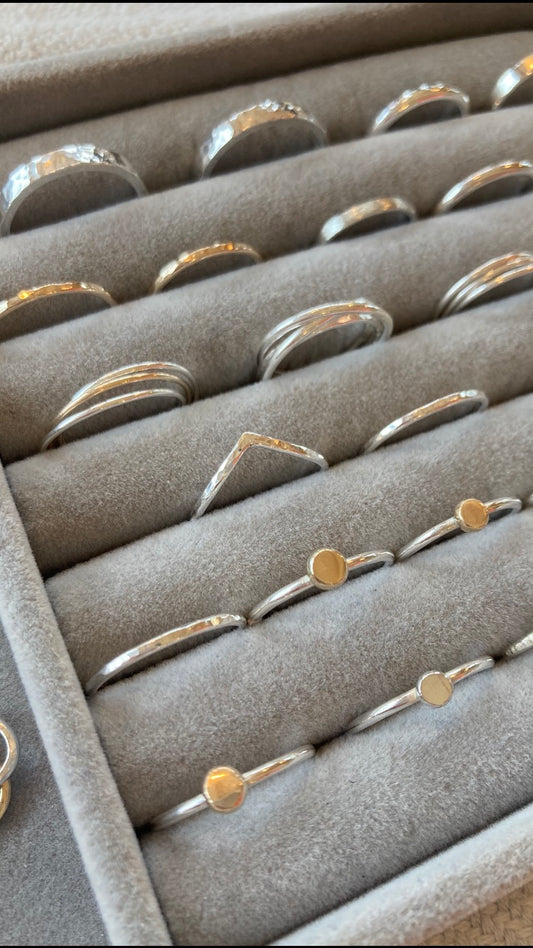 Silver Wishbone Ring