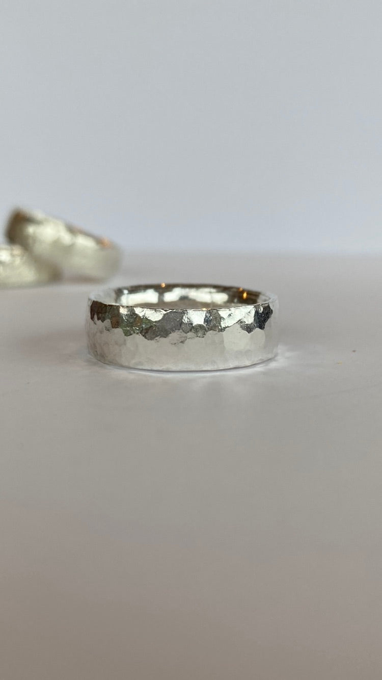 Extra Chunky Textured Ring