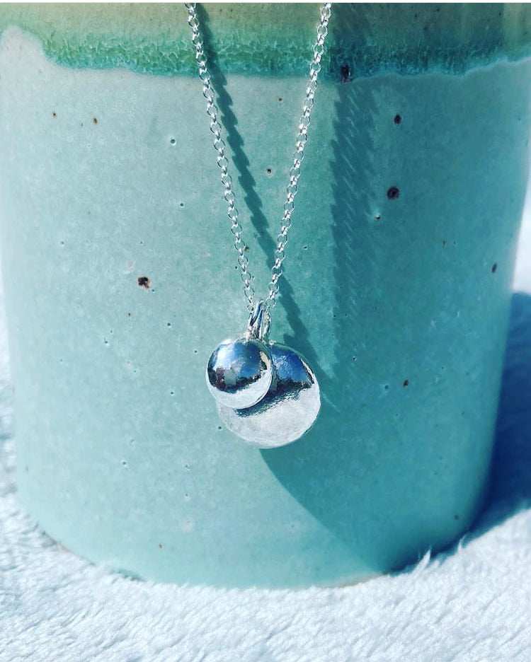 Silver Midi Buoy Pendant